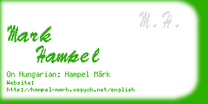 mark hampel business card